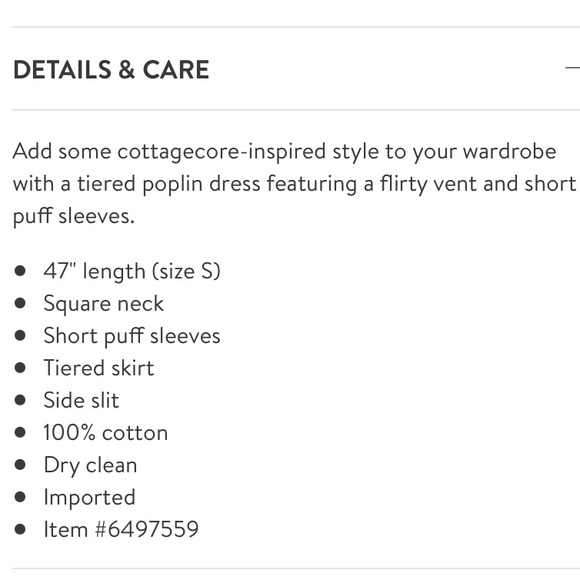 ASTR the label Poplin Tiered Puff Sleeve Midi Dress - Picture 8 of 8